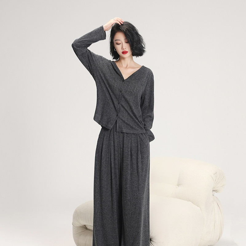 维多利亚休闲高级感睡衣女2024年新款春秋季网红可外穿家居服套装