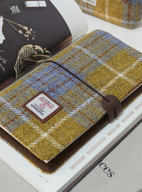 Harris tweed手账本TN手帐记事小本子外壳笔记高颜值2025年日程本