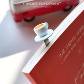 比利时品牌茶杯合金立体书签 metalmorphose原创精致教师节礼物