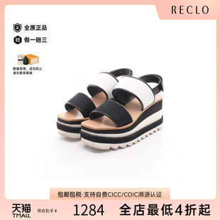 牛皮鞋 黑色 Mccartney斯特拉女B级9新Sandals凉鞋 中古Stella