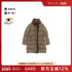 中古Moncler盟可睐女A级95新Down jacket羽绒夹克尼龙外套浅褐色