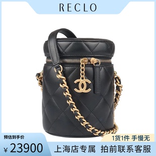 CASE黑羊皮斜挎包RECLO VANITY 「9」新CHANEL香奈儿SIDE NOTE