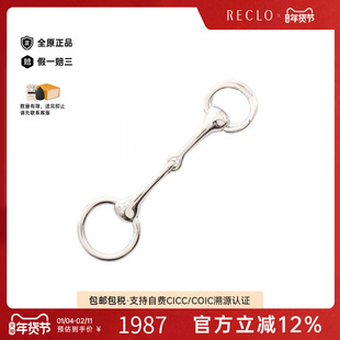 中古Hermes爱马仕女A级95新scarf ring围巾环不锈钢丝巾扣银色