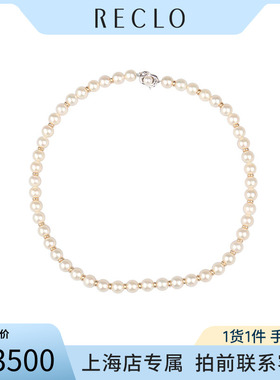 中古「95新」TASAKI塔思琦海水珍珠金环串珠项链92546cm复古RECLO