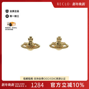 中古Vivienne 耳钉 Westwood薇薇安男S级99新earrings耳环耳夹