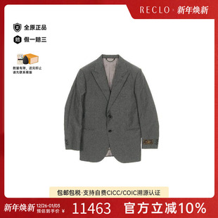 中古LV路易威登男A级95新tailored 夹克帆布外套灰色 jacket修身