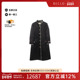 中古Gucci古驰女S级99新coat风衣外套丝绸外套黑色