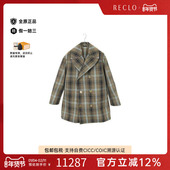 中古Hermes爱马仕男A级95新coat风衣外套尼龙外套绿色