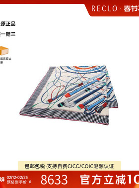 中古Hermes爱马仕女B级9新scarf围巾丝绸围巾/丝巾浅褐色正品休闲