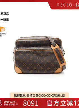 中古Hermes爱马仕女包A级95新Tote Bag托特包帆布托特包白色RECLO