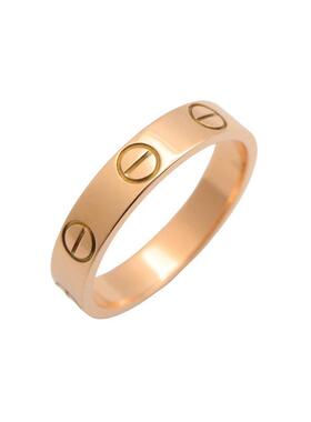 中古Cartier卡地亚男A级95新Love Ring18K玫瑰金（Au750）戒指