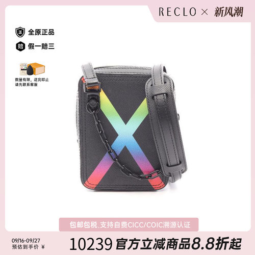 中古LV路易威登斜挎包メンズ牛皮