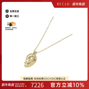 中古Tiffany&Co蒂芙尼女A级95新necklace项链18K黄金项链金色秋冬