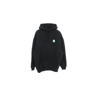 中古Balenciaga巴黎世家男A级95新Parker连帽衫棉上衣黑色