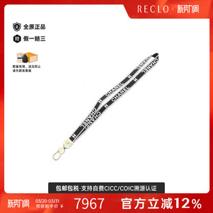 中古Chanel香奈儿女A级95新strap带子帆布其他黑色