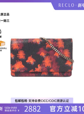 中古Givenchy纪梵希女包B级9新shoulder bag斜挎包牛皮斜挎包红色