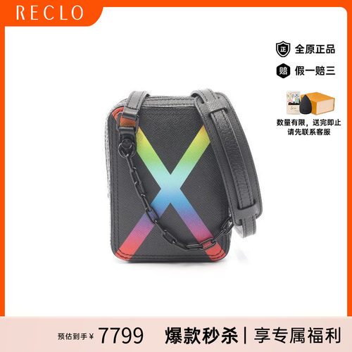 中古LV路易威登斜挎包メンズ牛皮
