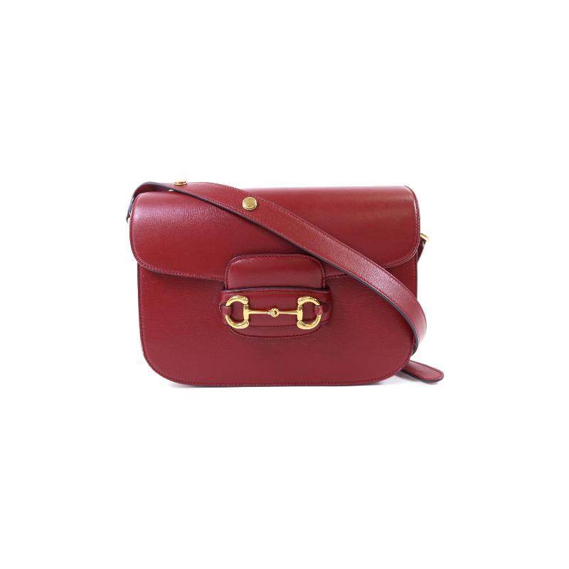 中古Gucci古驰女包C级85新Horsebit 1955马衔 1955牛皮单肩包红色,箱包皮具/热销女包/男包,通用款女包,淘宝优惠券,粉丝福利购,淘宝优惠卷
