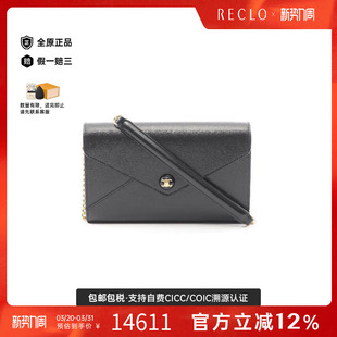 中古Celine赛琳女包S级99新Shoulder bag肩包牛皮斜挎包黑色