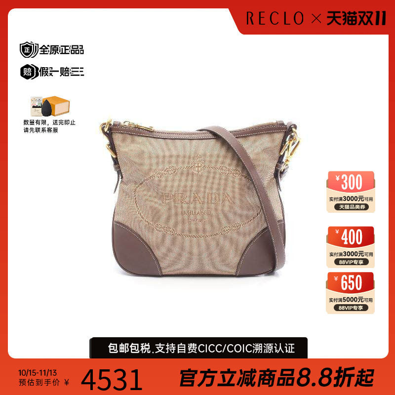 中古Prada普拉达斜挎包