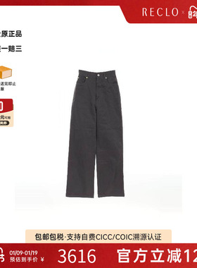 中古Loewe罗意威女S级99新Pants裤子棉裤子灰色高级小众欧美RECLO