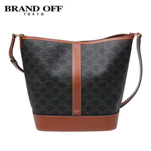 CELINE(赛琳)涂层帆布中号斜挎包