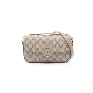 中古Gucci古驰女包A级95新Shoulder 防水帆布斜挎包 bag肩包涂层