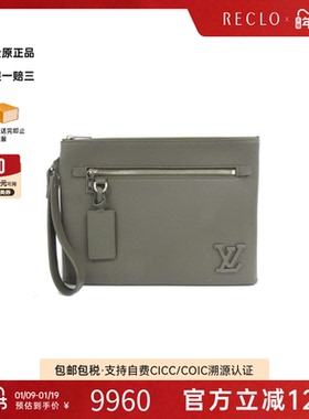 中古LV路易威登男包A级95新Takeoff Pouch手拿包复古欧美RECLO