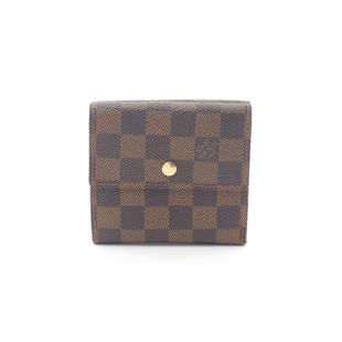 防水帆布长钱包棕色 中古LV路易威登女B级9新wallet钱包涂层