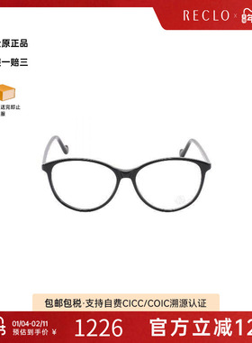 中古Moncler盟可睐男S级99新glasses眼镜塑料其他黑色高级感RECLO