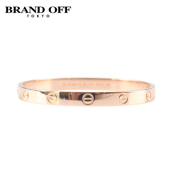 中古「95新」Cartier(卡地亚)LOVE宽版手镯四代750玫瑰金17号