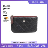 中古Chanel香奈儿女包B级9新Clutch bag手拿包羊皮手拿包黑色