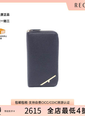 中古Fendi芬迪长钱包メンズ牛皮
