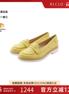 中古Tods托德斯女S级99新翻毛皮 / 绒面革鞋绿色