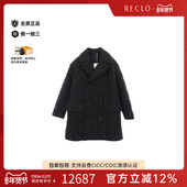 中古Hermes爱马仕男A级95新pea coat海军大衣羊毛外套黑色正品