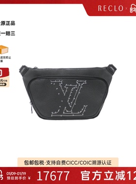 中古LV路易威登通用A级95新LV Stitch Sling Bag字母腰包BRANDOFF