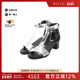 中古Hermes爱马仕女A级95新Sandals凉鞋 牛皮鞋 黑色