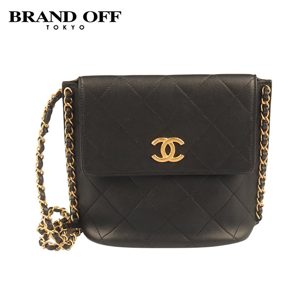 「9.0新」CHANEL(香奈儿)GABRIELLE HOBO黑色牛皮斜挎包AS2542