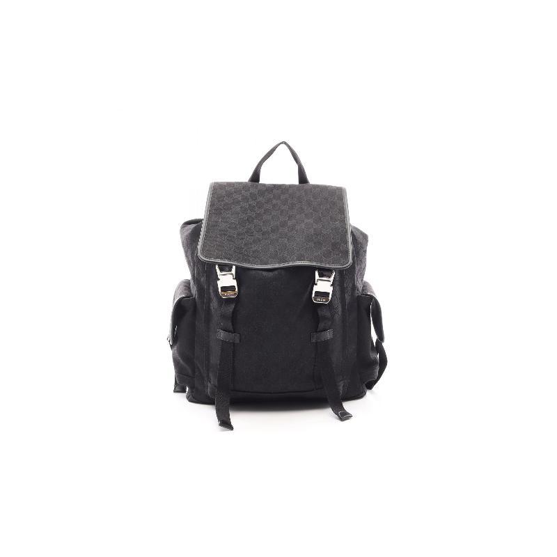 中古Gucci古驰双肩包メンズ帆布