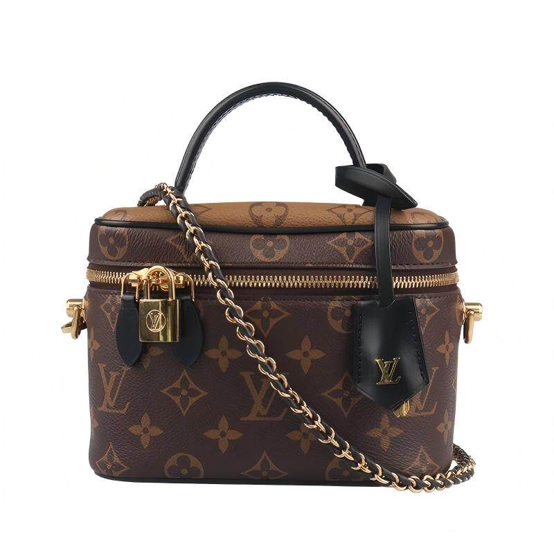 中古「9新」LV路易威登 VANITY手袋MONOGRAM斜挎包复古经典RECLO
