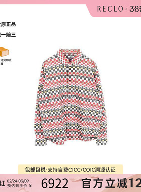 中古LV路易威登男S级99新tops上衣帆布上衣红色复古欧美RECLO正品