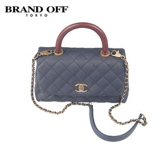 「9.0新」CHANEL(香奈儿)COCO HANDLE荔枝皮小号单肩包