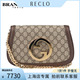 中古「95新」GUCCI SUPREME斜挎包 肩背包乌木色GG 古驰 BLONDIE