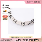 中古LV路易威登男A级95新necklace项链不锈钢项链银色