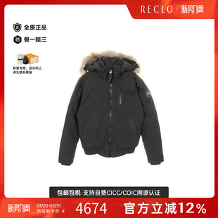 中古Canada Goose加拿大鹅男B级9新Down jacket羽绒夹克尼龙外套