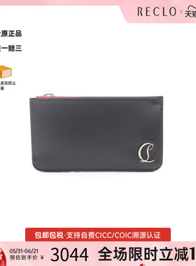 中古Christian Louboutin路铂廷女S级99新card case卡包牛皮卡包