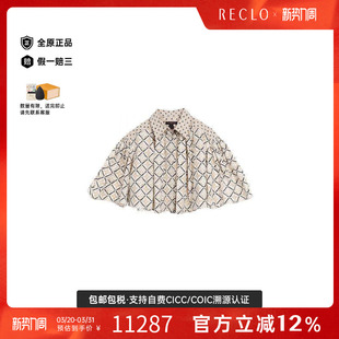 中古LV路易威登女A级95新blouse女士衬衫 棉上衣白色高级感RECLO