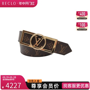 中古LV路易威登A级95新dauphine belt腰带_皮带_腰链腰带M0196