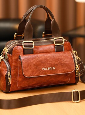 真皮包包女包2023新款潮时尚百搭牛皮斜挎包女士大气手提包单肩包