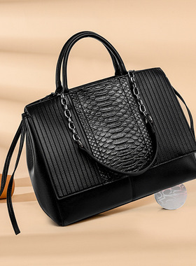 托特包鳄鱼纹时尚质感包包女跨境新款大容量女包高级感单肩手提包